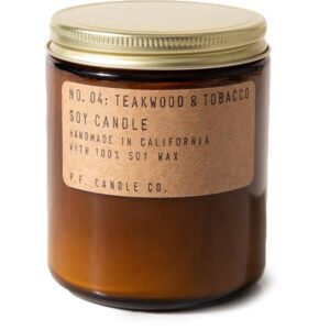 Teakwood + Tobacco Soy Candle